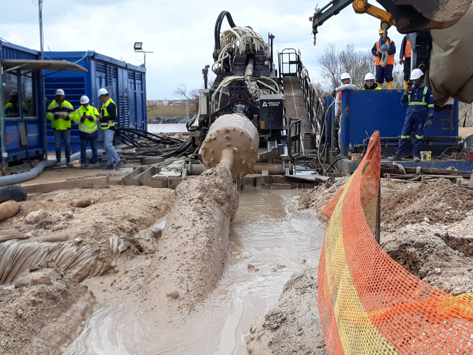 Pipeline pulling operation